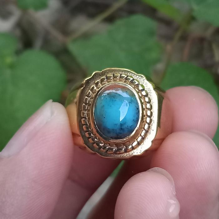 Natural Bacan Doko Kembang ( Batu Akik Ternate - bukan obi opal )