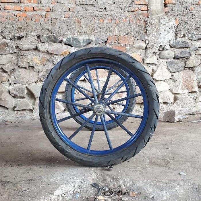 Roda Gerobak Dorong Roda Jari 6 x 2 Besar Satu Set