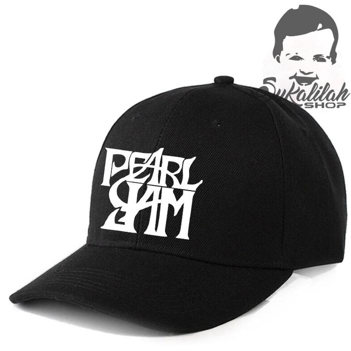 Topi pria baseball caps music all size premium pearl jam