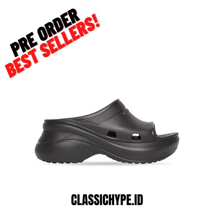 BALENCIAGA X CROCS POOL SLIDES SANDAL 100% ORIGINAL