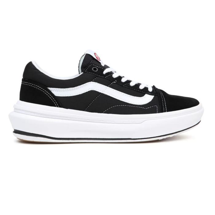 VANS OLD SKOOL OVERT CC COMFYCUSH BLACK WHITE ORIGINAL RESMI