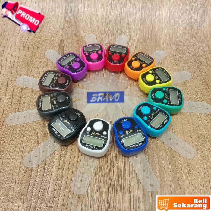 (SHX5136) Tasbih Alarm LED Digital Finger Counte