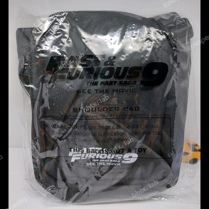 Shoulder Bag Fast & Furious 9 The Fast Saga Official Merchandise Tas