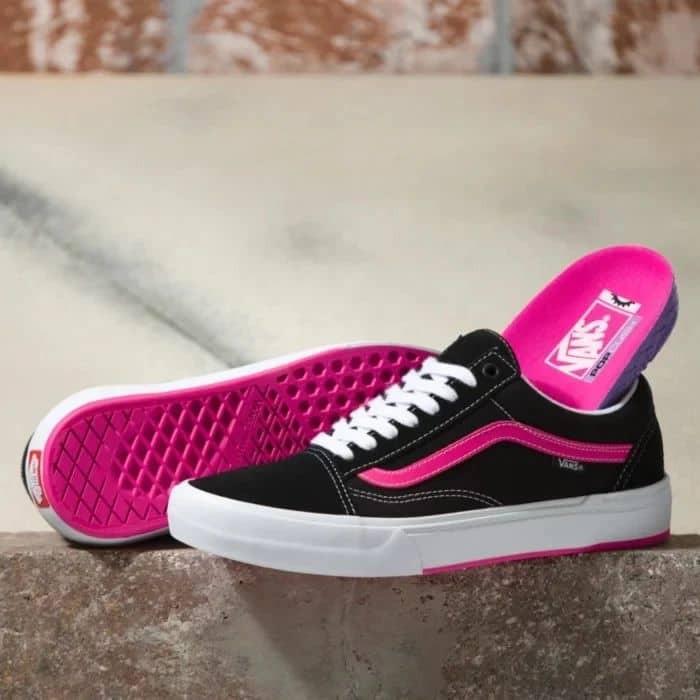 VANS OLD SKOOL PRO BMX BLACK NEON PINK ORIGINAL RESMI