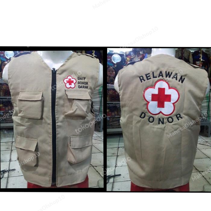 Rompi Relawan#PMR#PMI#Costum bordir