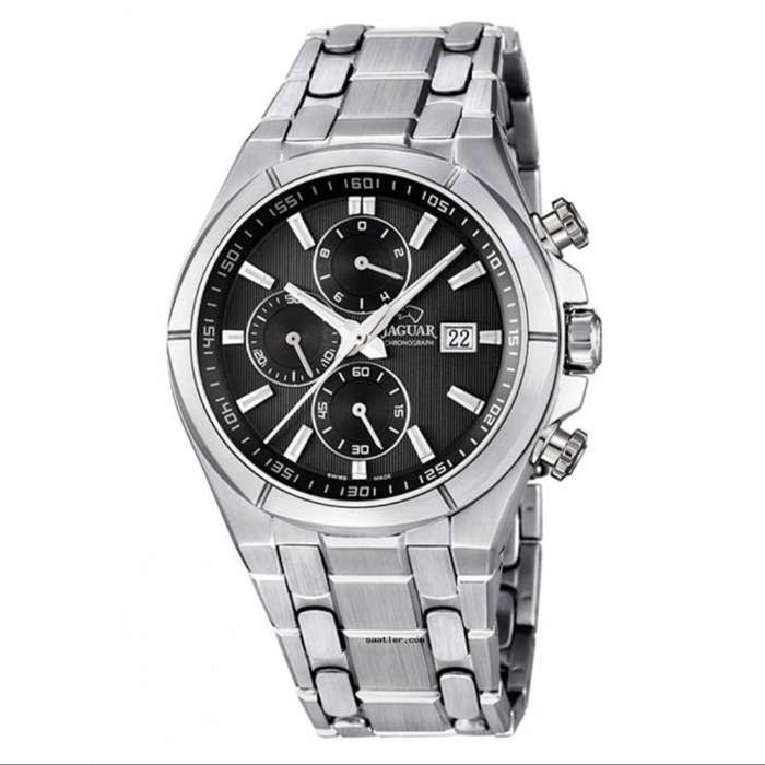 JAGUAR J665/4 - Jam Tangan Pria Analog ORIGINAL - Silver