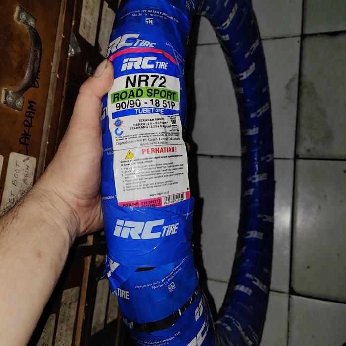 ban luar irc tubetype 90/90-18 nr72