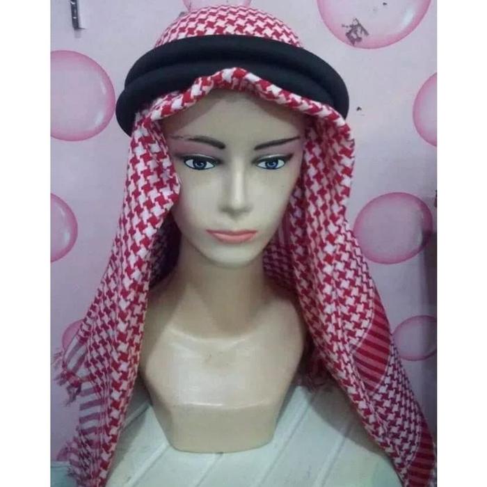 Iqal Iqol Agal Egal Saudi Aksesoris Ikat Surban Sorban Arab Shemagh ~