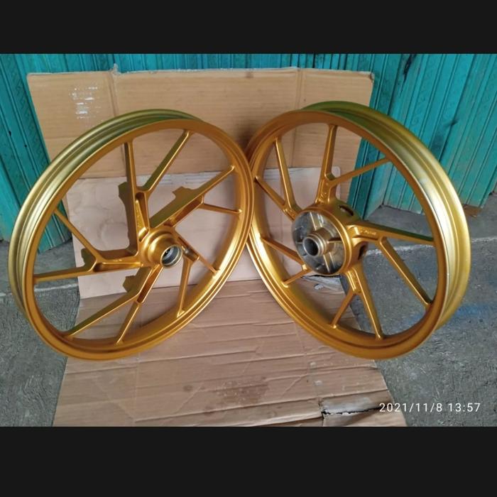 velk velg satria fu 150 kuning emas
