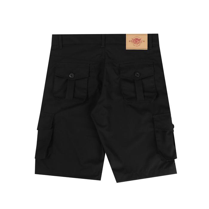 CELANA PRIA - BARLEY RIPSTOP CARGO PANTS BLACK - CELANA RIPSTOP