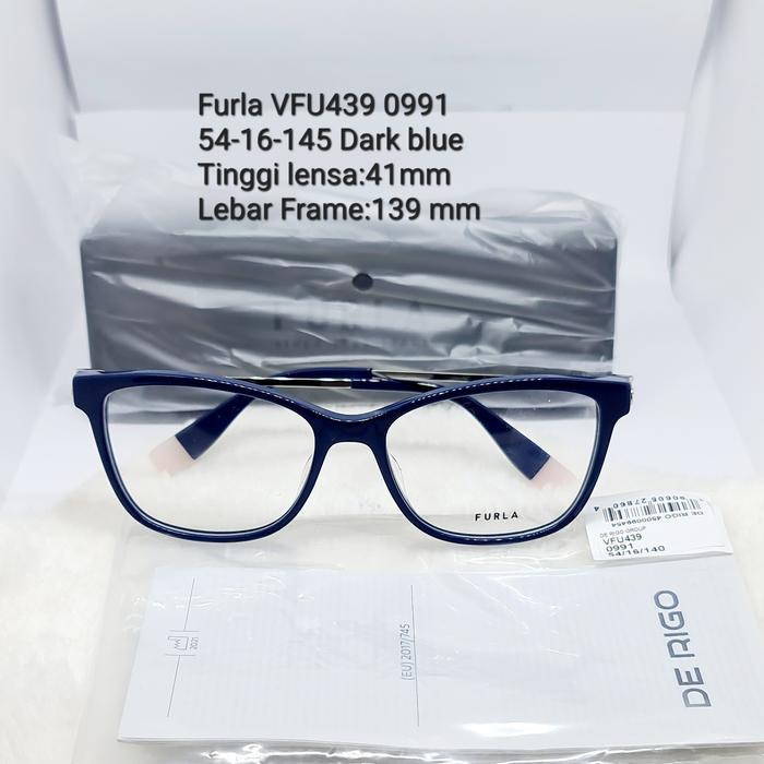 FRAME KACAMATA WANITA FURLA VFU349 0991 54-16-145 Original