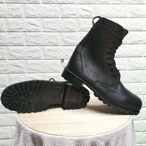 SEPATU PDL SATPAM BAHAN KULIT JERUK MODEL PANJANG SEPATU PDH SECURITY