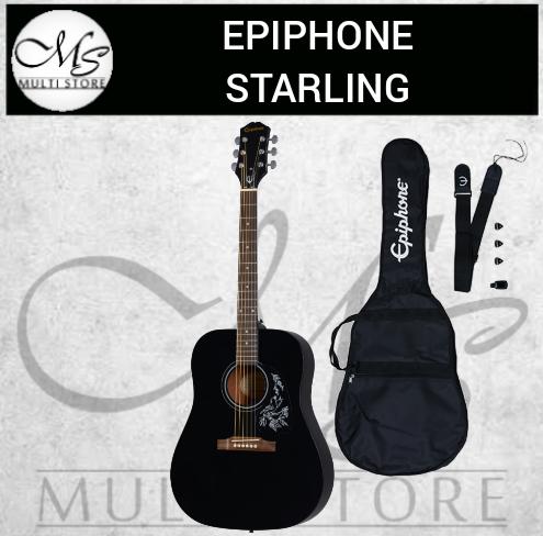 EPIPHONE STARLING SQUARE SHOULDER EBONY - EASTAREBCH1
