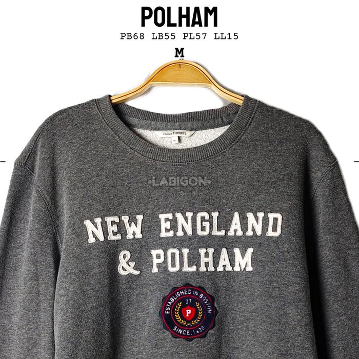 Polham crewneck sweater original second thrift preloved M014