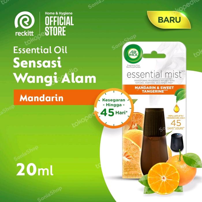 AirWick Essential Mist Oil Refil Mandarin Jasmine Lavender Air Wick