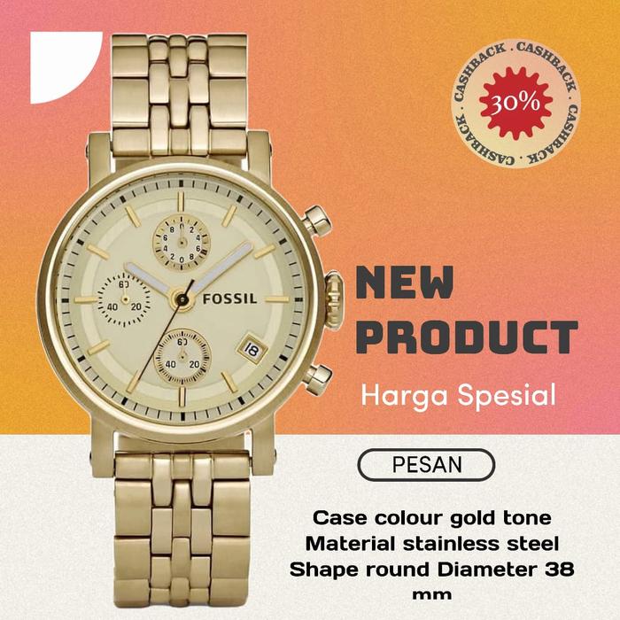 Jam Tangan Original ES2197Women's watch with chronograph and date
