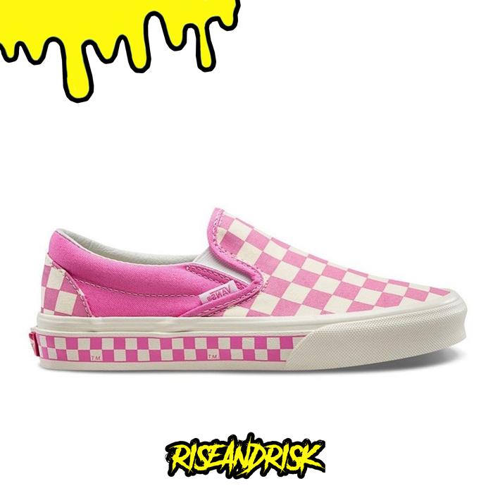 Vans Slip On Nextor Checkerboard Pink ORIGINAL