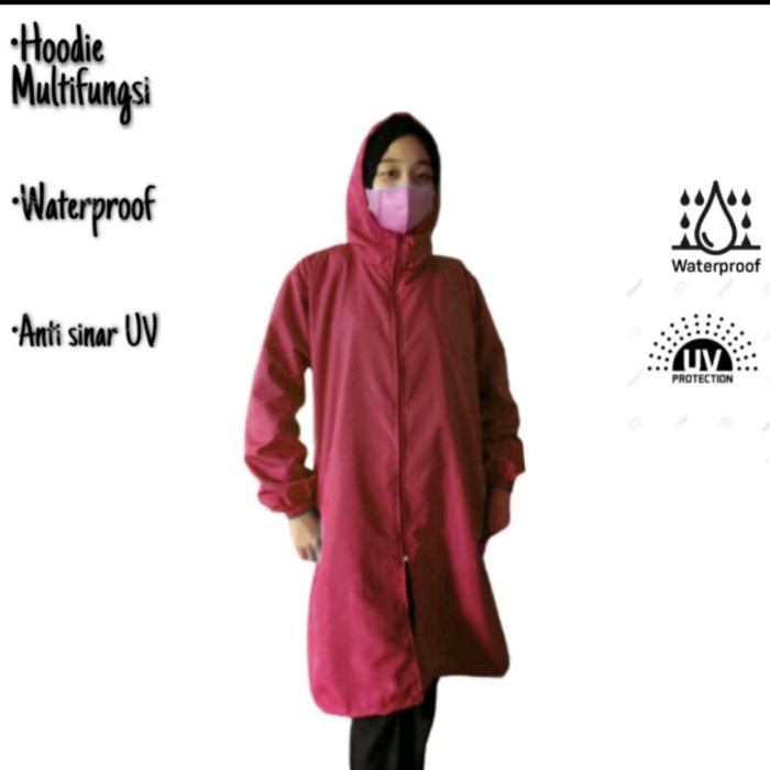 jaket apd waterproof anti corona