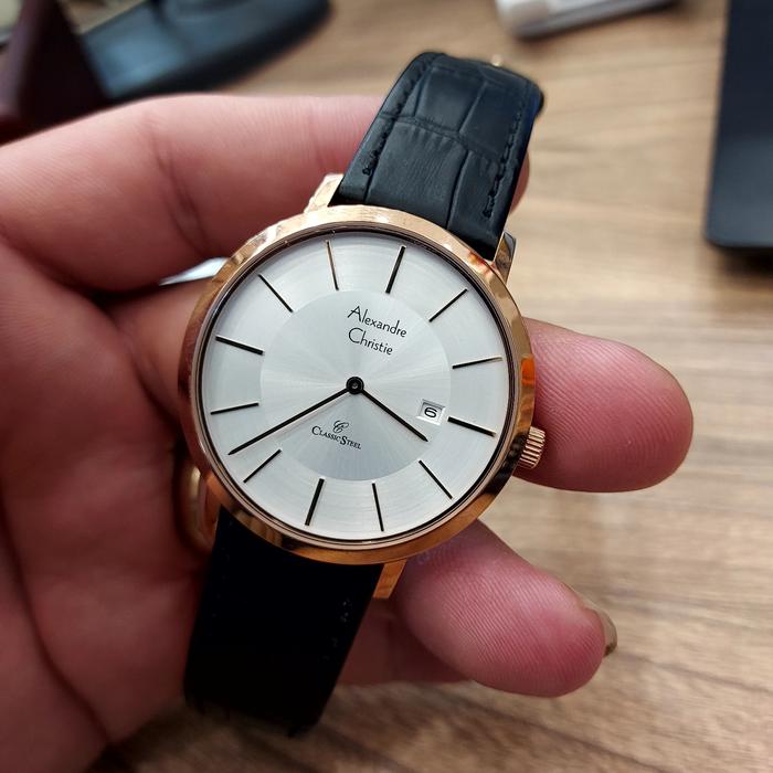 JAM TANGAN ANALOG PRIA alexandrechristie Ac8599 original garansi resmi