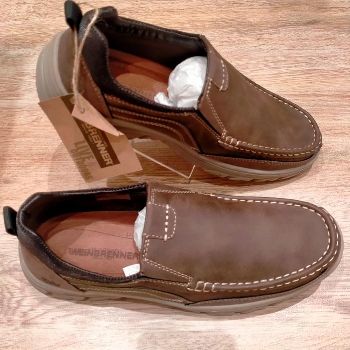 sepatu slip on pria weinbrenner bata original new