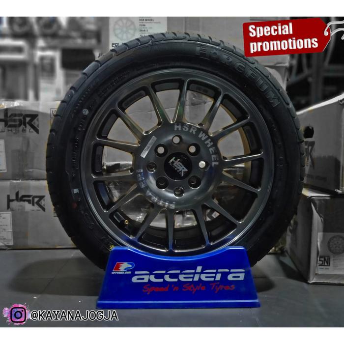 Velg Ring 15 Set Ban HSR FE02 Mobil Brio,Agya,Calya,Xenia- Free Ongkir