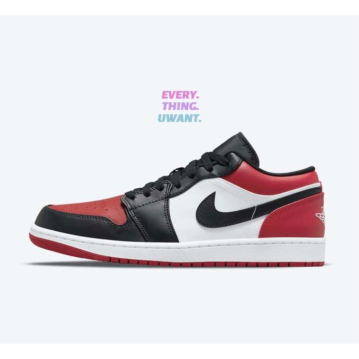 Jordan 1 Low Bred Toe