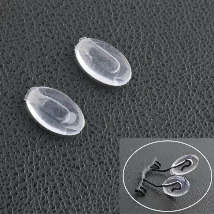 Nosepad Kacamata PVC Colok Oval