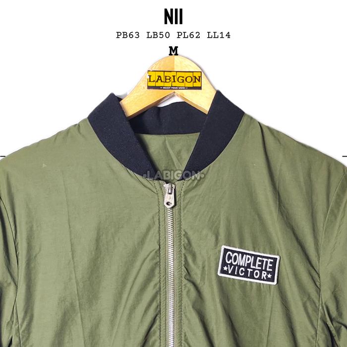Jaket Bomber NII Complete Victor original second thrift preloved M030