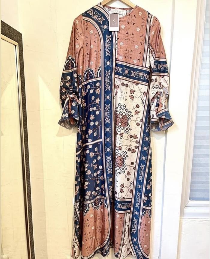wearing klamby dress
