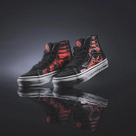Vans Sk8 Hi x Stranger Things Black Red