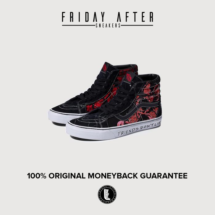 Sneakers Vans SK8 HI Stranger Things Demogorgon Original Resmi