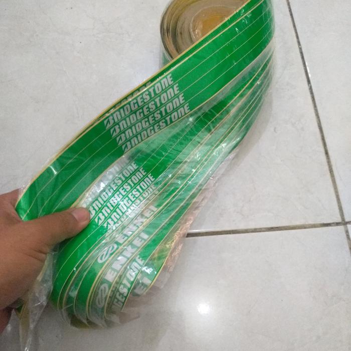 skotlet list reflektor warna hijau nyala,,,1pcs isi 4,,,