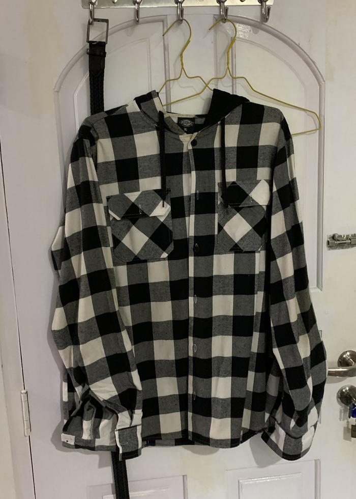 Flannel hoodie dickies