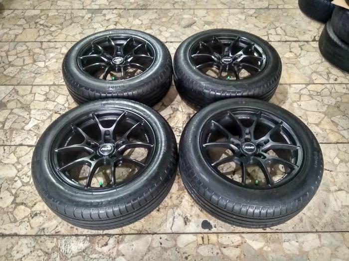 Velg Mobil Seken Ring 17 RAYS R17X7,5 Lubang 5 ET35 BAN 225 55 R17