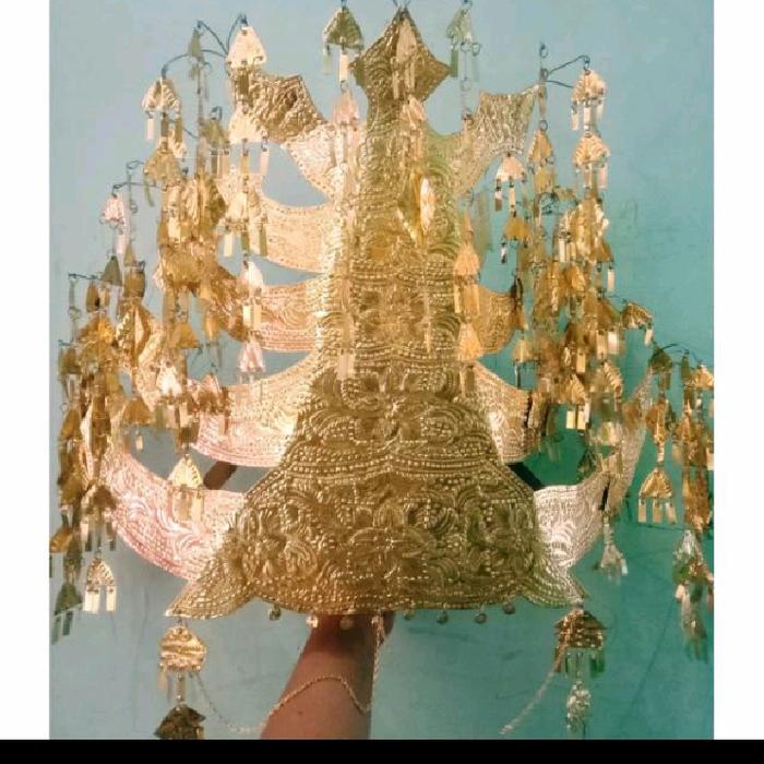 mahkota kw Mandailing plat loyang/Bulang wanita anak dan pengantin