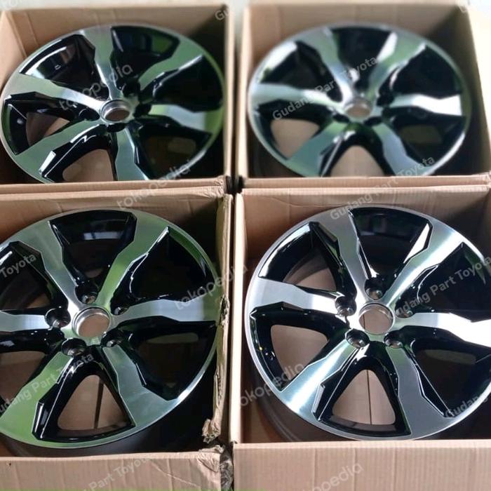 1set Velg Venturer Facelift 2021 Black polish