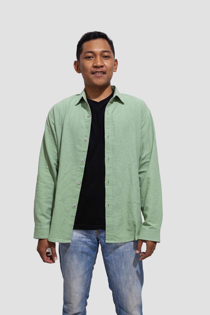Kemeja Rouhon Unisex - Mint Green