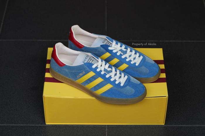 Adidas x Gucci Gazelle Blue