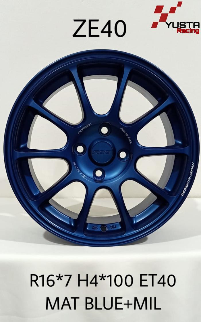 Velg Mobil Ring 16 ZE40 MATT BLUE 4H 100 E.40