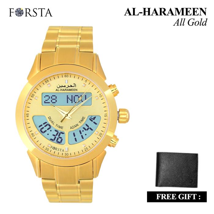 Jam Tangan Muslim Forsta Al Harameen All Gold