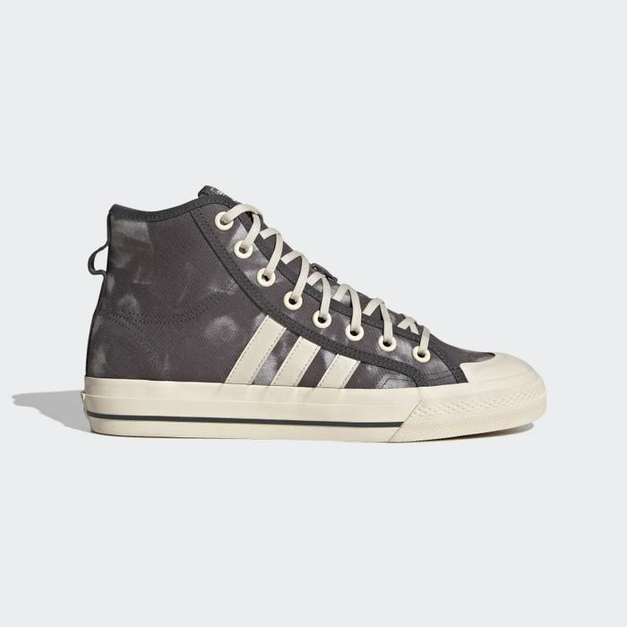 Sepatu Adidas Nizza Hi RF Grey Men's Original
