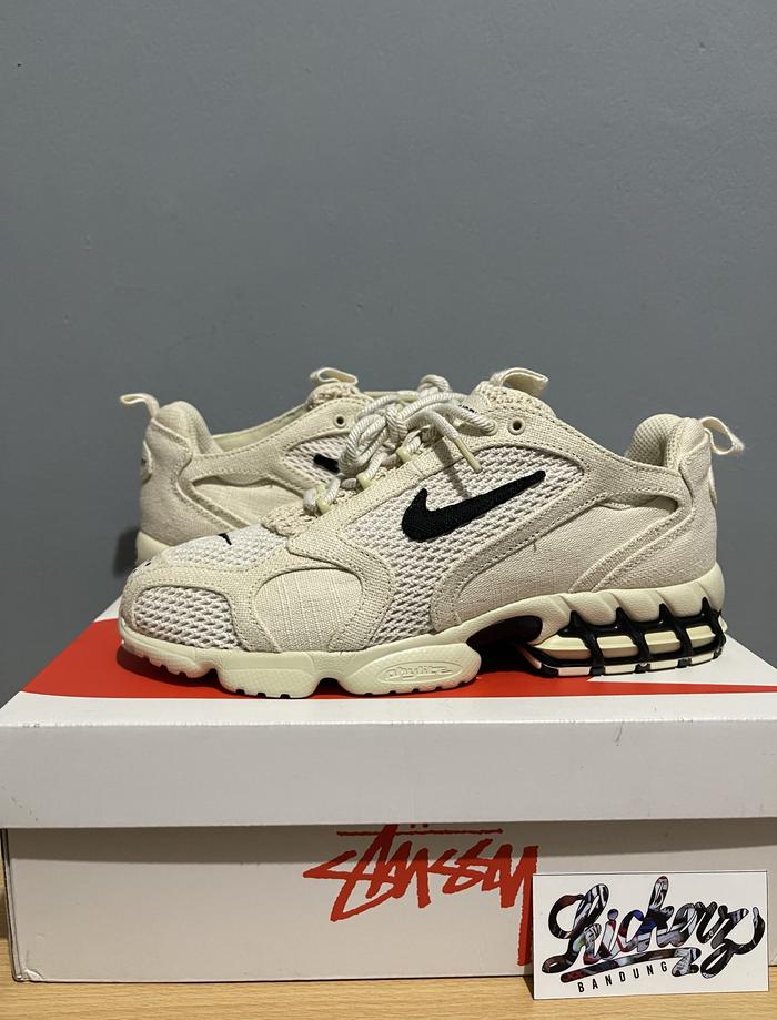 Stussy x Nike Air Zoom Spiridon Cage 2 Fossil ORIGINAL