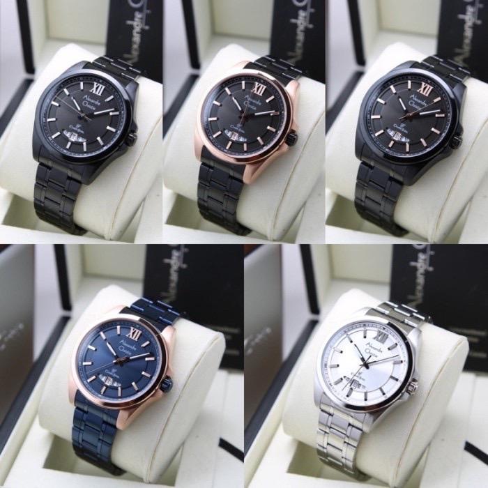 JAM TANGAN ALEXANDRE CHRISTIE PRIA AC8659 / AC 8659 CLASIC STEEL