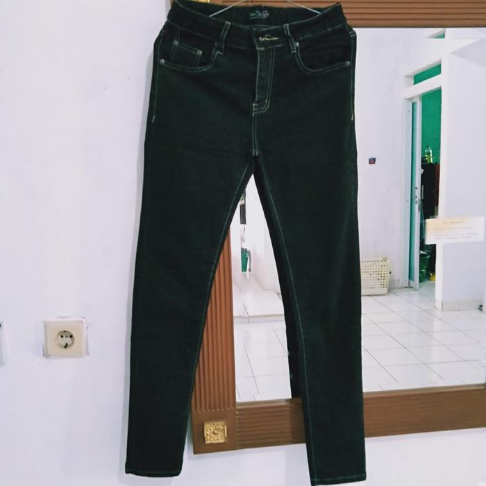celana jeans panjang dewasa wanita anak perempuan merk ann design