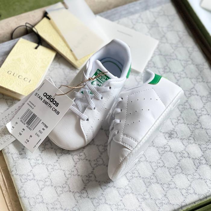 Original - Adidas Stan Smith Baby Shoes Sepatu Bayi size 20