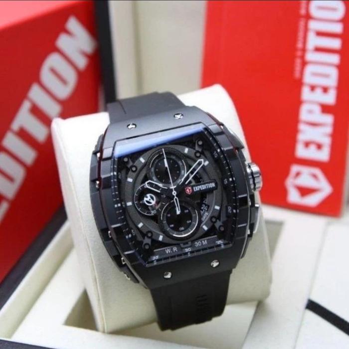 Expedition 6782 E6782 E 6782 SILVER BLACK Pria ORIGINAL