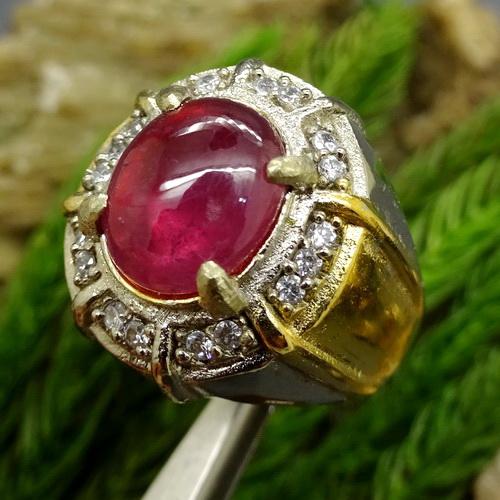Cincin Asli Merah Delimaa Asli Tarikan Gaib Lereng Gunung Keramat