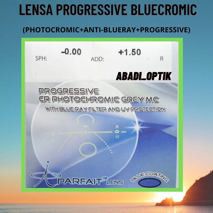 KACAMATA PROGRESSIVE, LENSA BLUECROMIC PROGRESIF, LENSA PROGRESIF