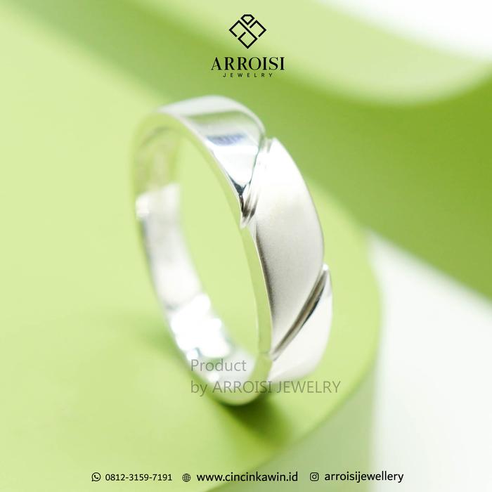 Cincin Tunangan Cincin Single Cincin Nikah Palladium 50% Solo