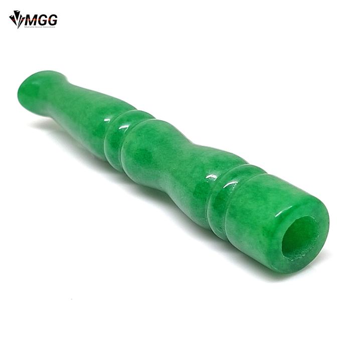 Pipa Cangklong Once Batu Giok Asli Natural Batu